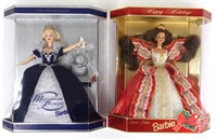 Millennium Princess & Happy Holidays Barbie Dolls