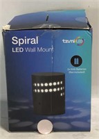 New Spiral LED Wall Mount