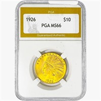 1926 $10 Gold Eagle PGA MS66