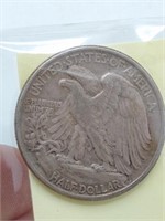 1945 Walking Standing Liberty 1/2 dollar coin