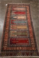Tabriz Hand Woven Rug 3.2 x 6.9 ft
