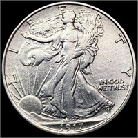 1917-S Walking Liberty Half Dollar CLOSELY