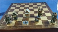 Ducks Unlimited chess game  - 21"x21"x 4"h