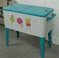 Vintage ice cream cooler