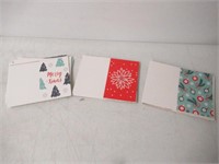(3) 24-Pk Christmas Holidays Greeting Cards |