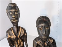 2 statues africaines