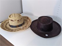 Lot de 2 chapeaux cowboy