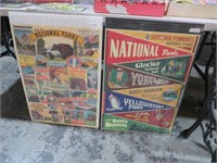 PAIR OF NATIONAL PARK VINTAGE POSTERS