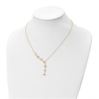 14K -Rhodium-plated Butterfly Necklace