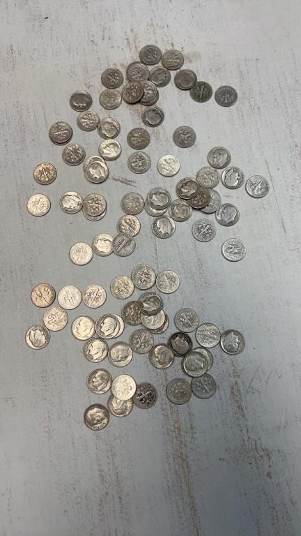 (83) Silver Dimes