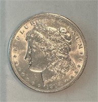 Circa 1902 Morgan silver dollar