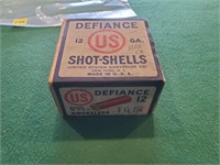 Defiance Vintage Collectable Shot-Shell Box