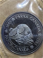 1985 Cdn National Park 100 Years Coin
