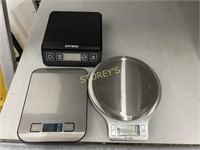 3 Digital Weigh Scales