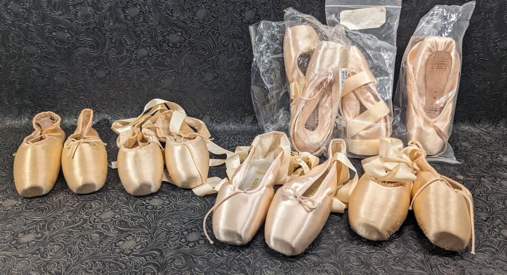 NIP & Used, Mostly J. Bloch Dance Shoes, Various