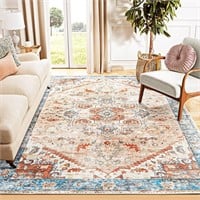 Topllen Ultra-Thin 3x5 Washable Vintage Area Rug -