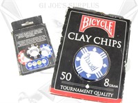 New 50 8g Poker Tournament Quality Clay Chips 1H1