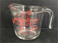 Anchor glass measuring cup