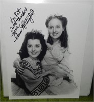 Ann Rutherford Signed Photo, Gone With the Wind