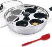 Nonstick Egg Poacher Pan - 6 Cup Cookware