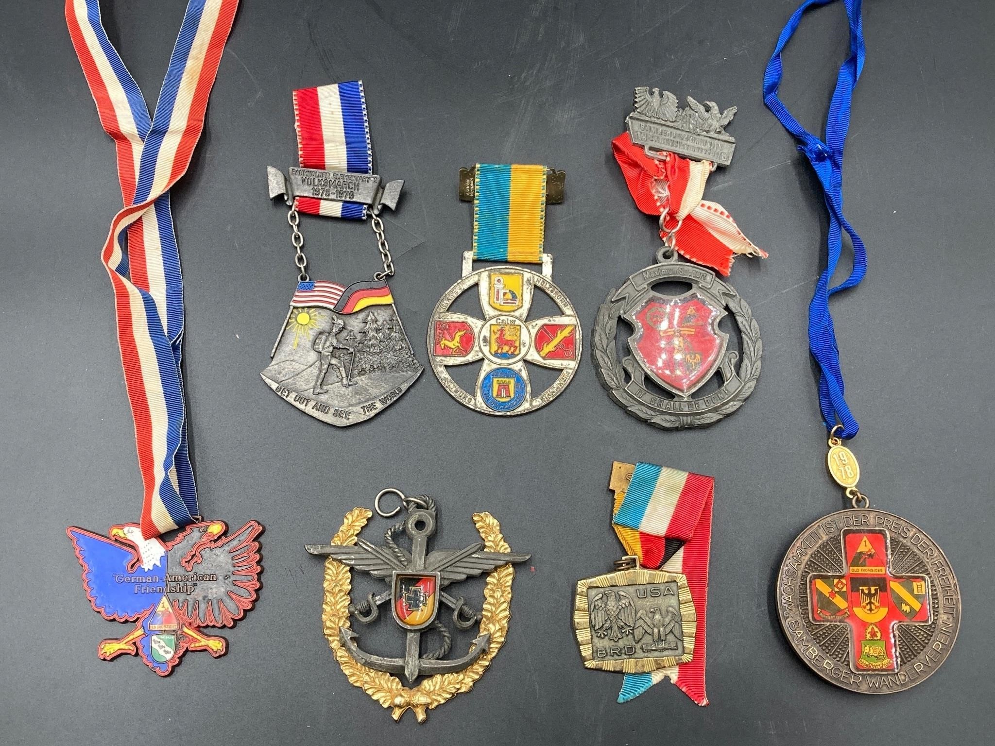 Vintage German Volksmarsch Medals