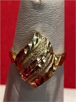 14 karat gold ring. Size 6 3/4. No stone. Still a