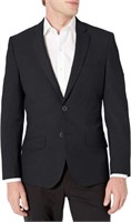 $66-Essentials Men's 40 SlimFit Stretch Blazer, Bl