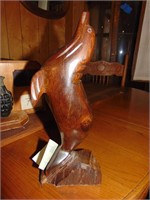 carved ironwood seal, prob from Pacific NW