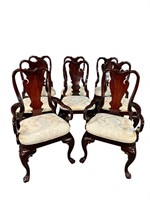 8 PA CLASSIC CHERRY QUEEN ANNE CHAIRS