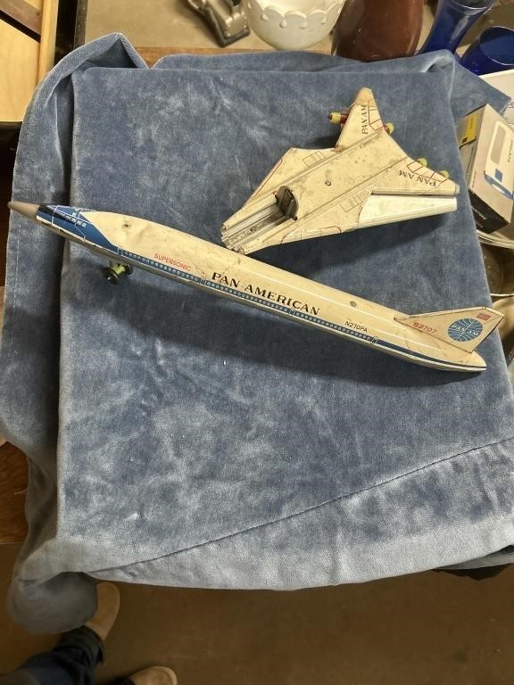 Pan Am American Vintage Metal Toys Planes