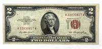 Series 1953 Two Dollar Red Seal Note