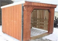 6x8 open front shed