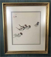 Unmarked Watercolor Print - Framed