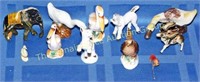11 Antique / Vintage Miniature Animal Figurines