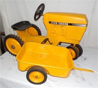 JD Industrial Pedal Tractor & Industrial Cart