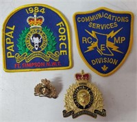 Vintage R.C.M.P. Badges & Patches