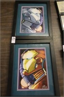 TWO SIGNED  PRINTS