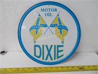 Metal, Dixie Motor Oil Sign