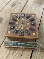 Antique Dominos and Clock