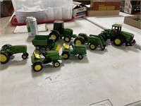John Deere Tractors and Cotton Picker