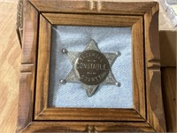 Vintage Tazewell County Illinois Constable Badge