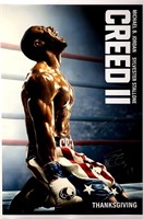 Sylvester Stallone Autograph Creed  Poster