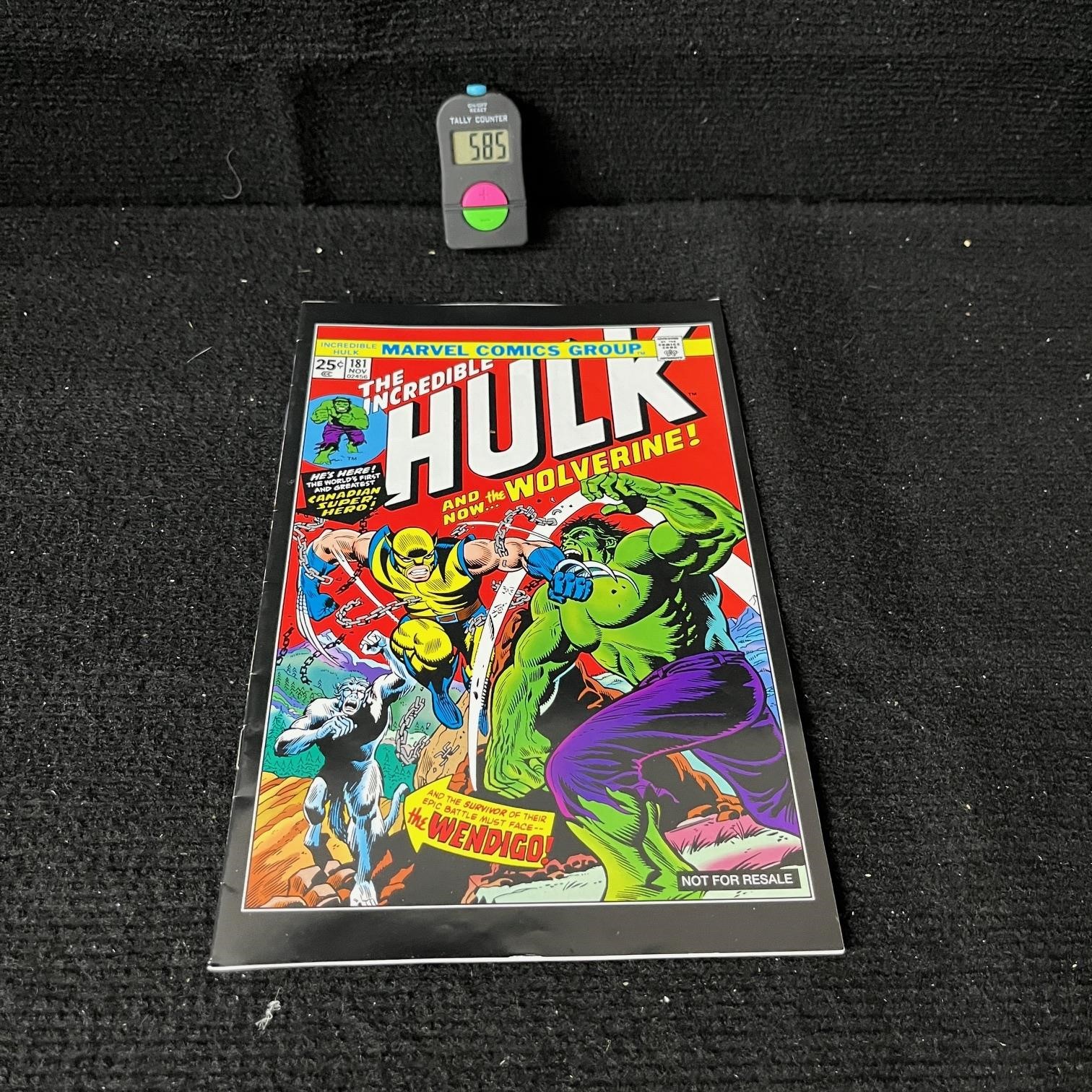 Hulk 181 Hasbro Comic Packs Reprint