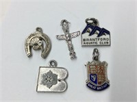 5 Sterling Charms