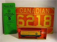 VINTAGE CANADIAN LOCOMOTIVE PAPER AND TOY TRAIN