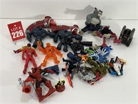 Assortment of Childrens Character Toys