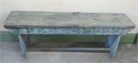 Painted Farm Bench