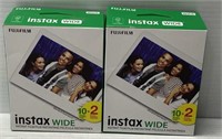 2 Packs Fujifilm Instax Wide Film - NEW