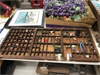 PRINTERS TRAY AND MINIATURES
