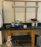 Work Bench & Peg Board (Tools NOT Included)